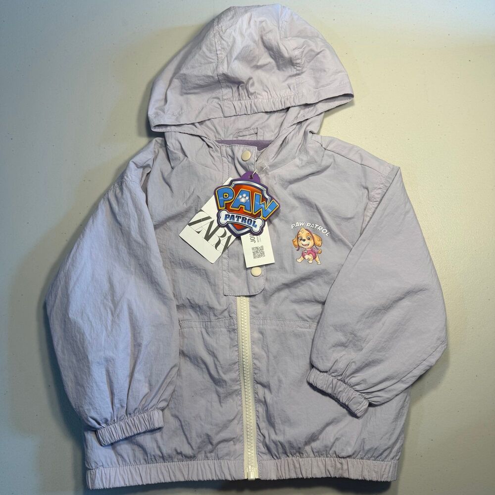 ZARA, NWT Paw Patrol windbreaker, 2-3Y